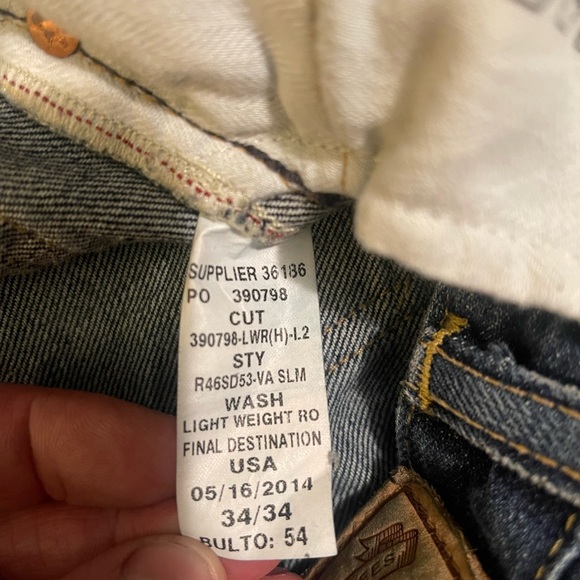 Polo Ralph Lauren Varick slim jean 34x34 - Picture 5 of 7